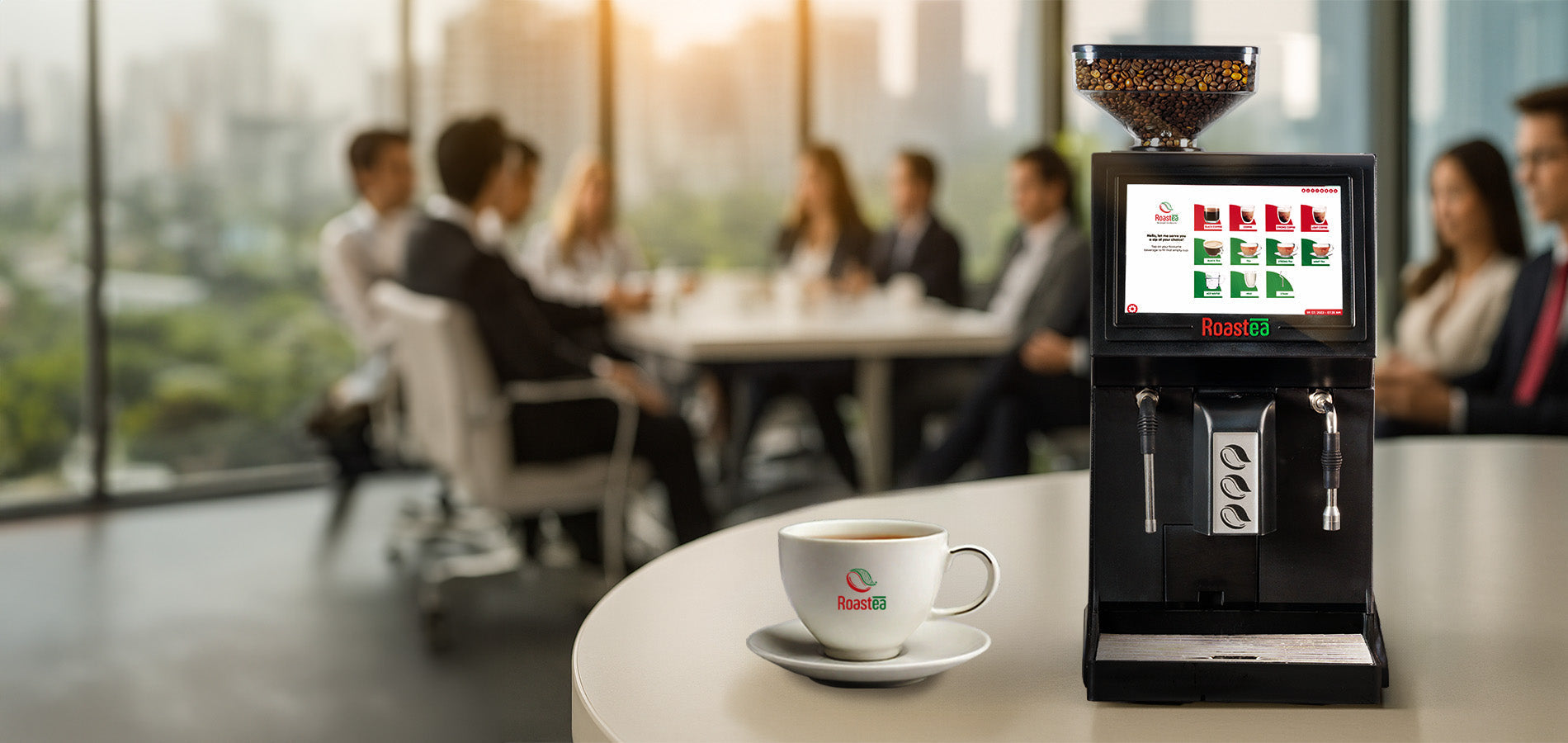 Premium Tea & Coffee Vending Machines in Kolkata by Roastea