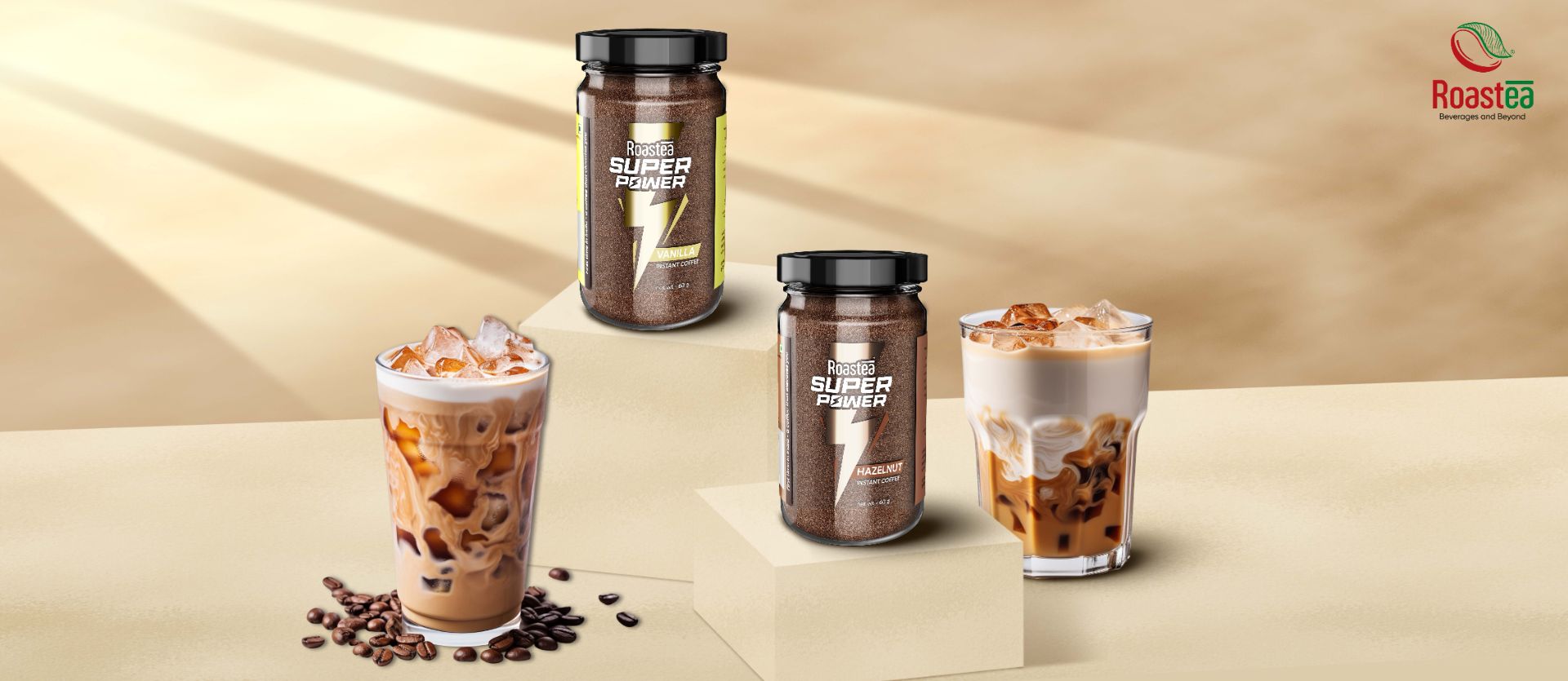 Experience Cafe-like Cold Brew at Your Home. Roastea's Niche Range of Superpower Coffee