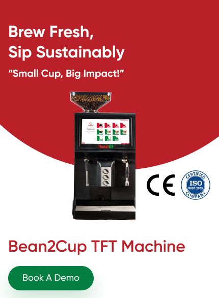 Tft Machine Office Bean To Cup Coffee Vending Machine TFT - Roastea