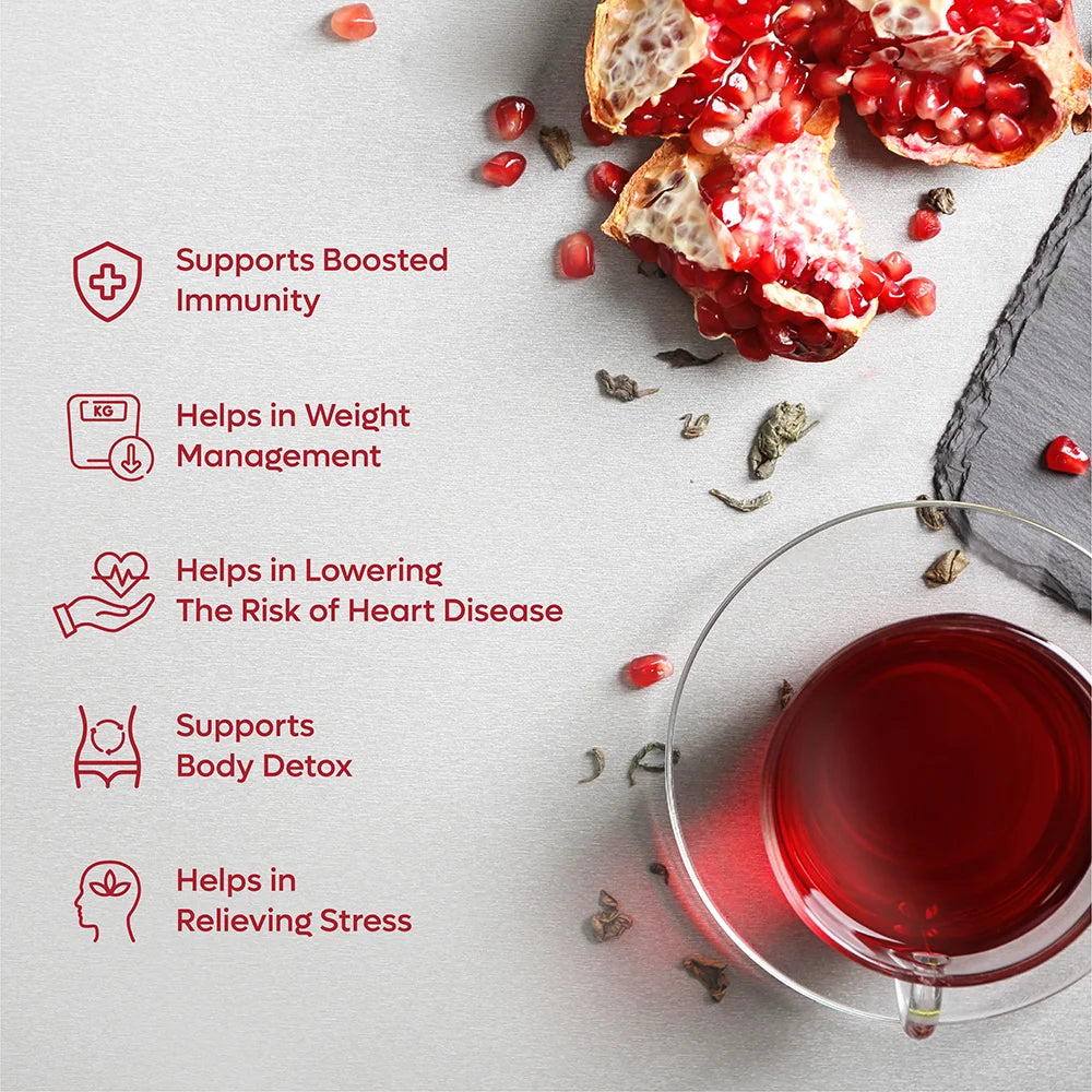 Benefit of Tulsi Pomegranate Green Tea